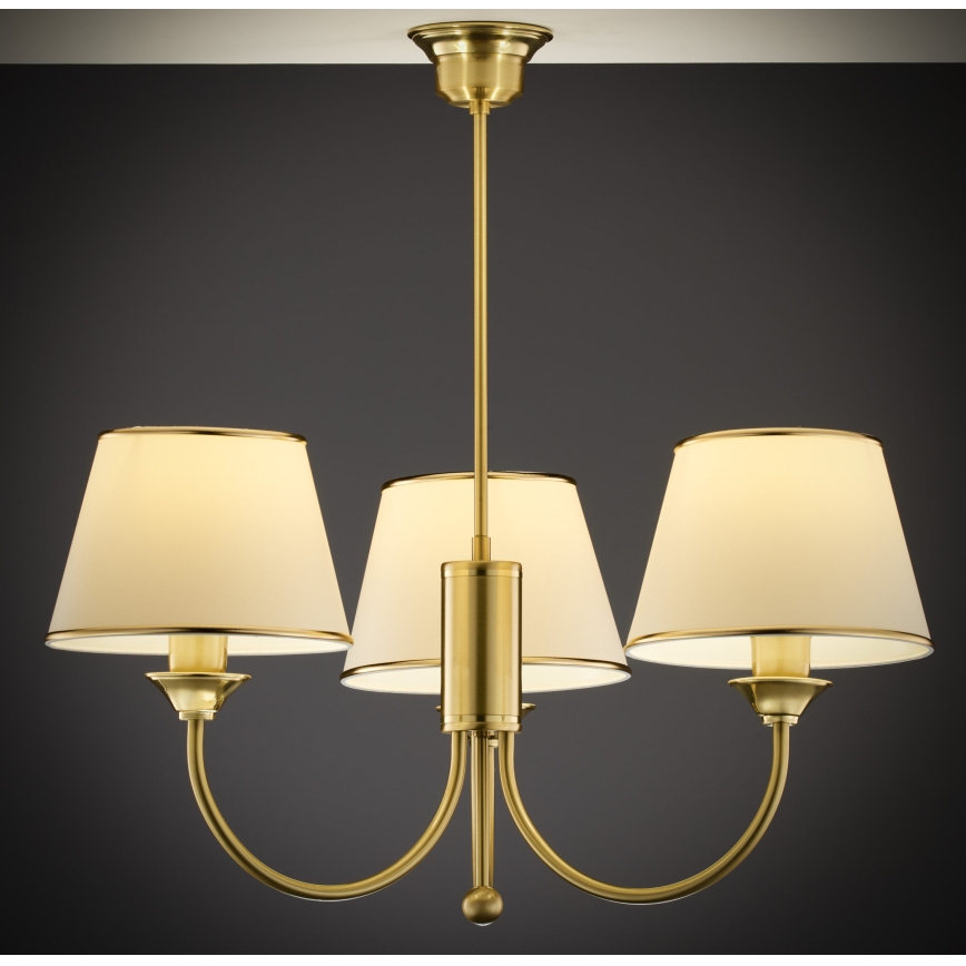 Jupiter 284- CL 3 - CLASSIC varrega rippvalgusti 3xE27/60W/230V