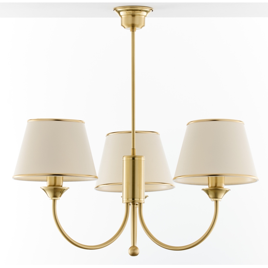 Jupiter 284- CL 3 - CLASSIC varrega rippvalgusti 3xE27/60W/230V