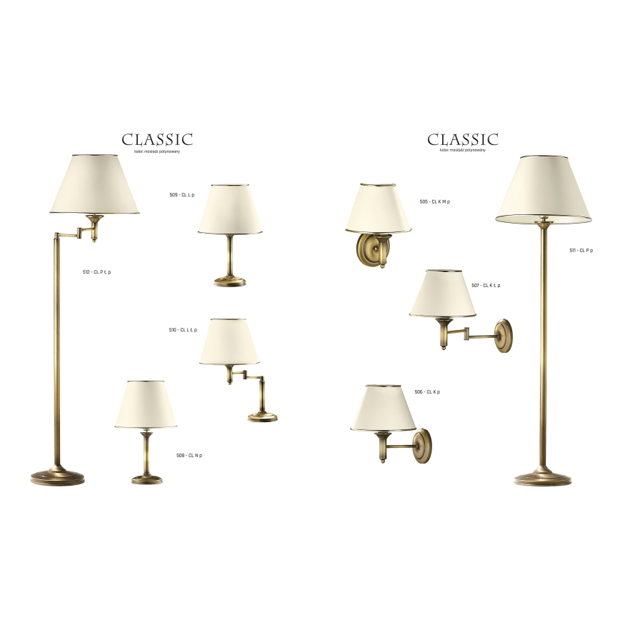 Jupiter 508 - CL N p - Laualamp CLASSIC E27/60W/230V