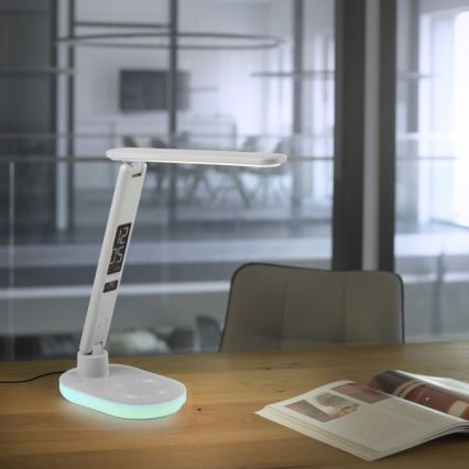 JUST LIGHT. 11018-16 - LED RGBW Dimmerdatavalgus puudutusjõu lamp juhtmita laadimisega TINA LED/4W/230V valge