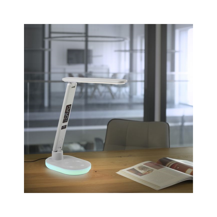JUST LIGHT. 11018-16 - LED RGBW Dimmerdatavalgus puudutusjõu lamp juhtmita laadimisega TINA LED/4W/230V valge
