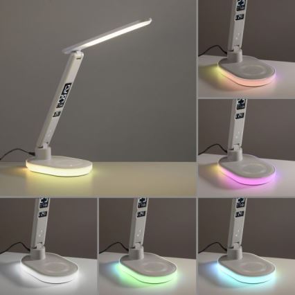 JUST LIGHT. 11018-16 - LED RGBW Dimmerdatavalgus puudutusjõu lamp juhtmita laadimisega TINA LED/4W/230V valge