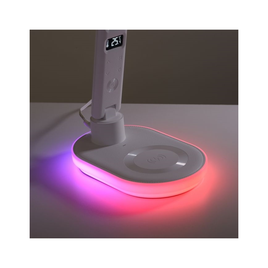 JUST LIGHT. 11018-16 - LED RGBW Dimmerdatavalgus puudutusjõu lamp juhtmita laadimisega TINA LED/4W/230V valge