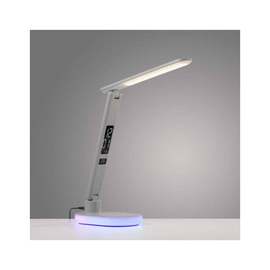 JUST LIGHT. 11018-16 - LED RGBW Dimmerdatavalgus puudutusjõu lamp juhtmita laadimisega TINA LED/4W/230V valge