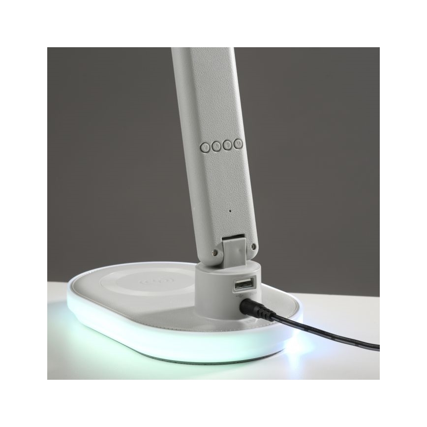 JUST LIGHT. 11018-16 - LED RGBW Dimmerdatavalgus puudutusjõu lamp juhtmita laadimisega TINA LED/4W/230V valge