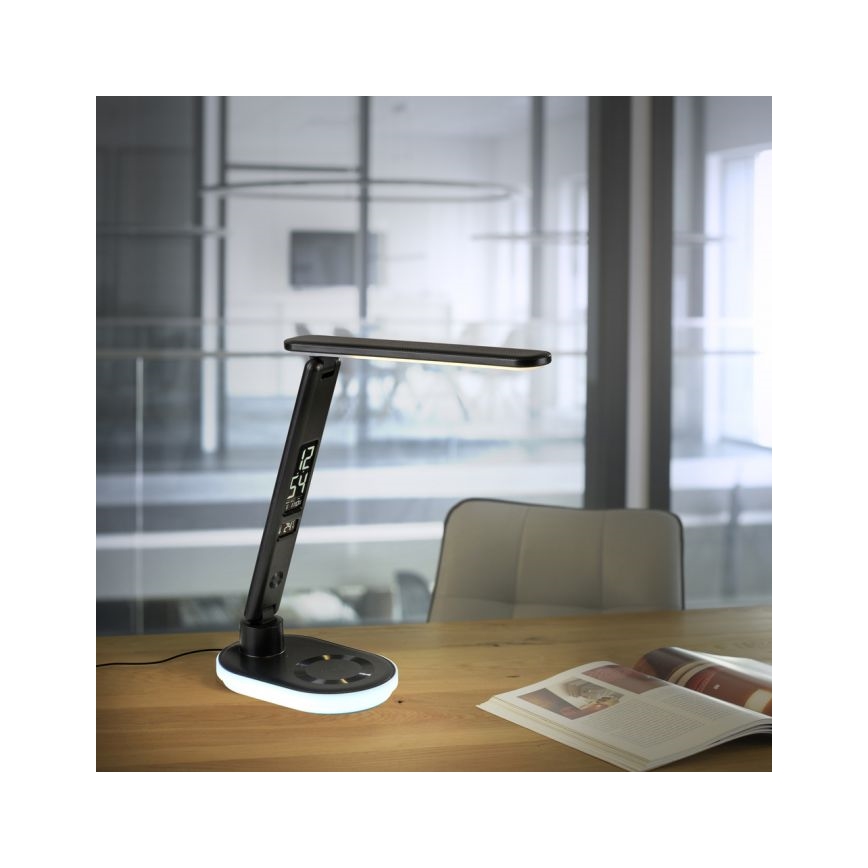 JUST LIGHT. 11018-18 - LED RGBW LED Hämardatav puutetundlik laualamp juhtmevaba laadimisega TINA LED/4W/230V