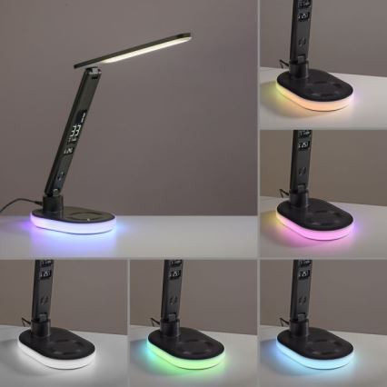 JUST LIGHT. 11018-18 - LED RGBW LED Hämardatav puutetundlik laualamp juhtmevaba laadimisega TINA LED/4W/230V