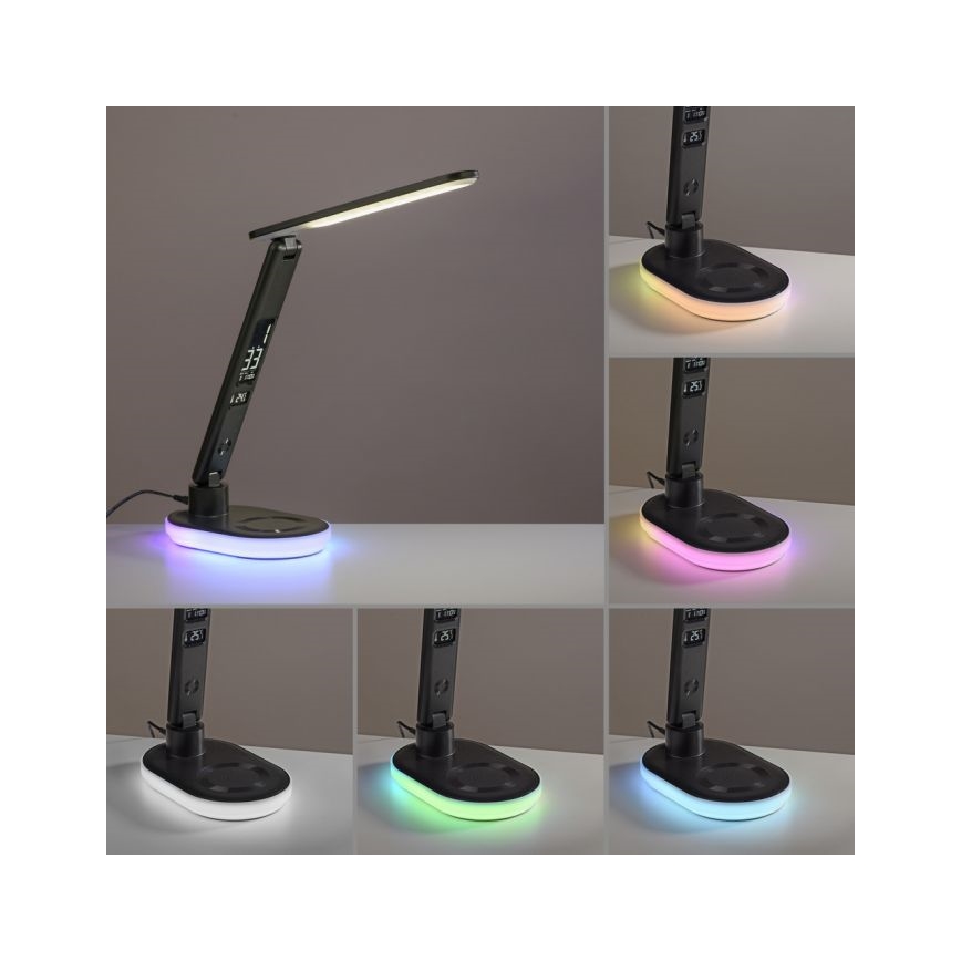 JUST LIGHT. 11018-18 - LED RGBW LED Hämardatav puutetundlik laualamp juhtmevaba laadimisega TINA LED/4W/230V