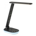 JUST LIGHT. 11018-18 - LED RGBW hämardatav puutetundlik laualamp traadita laadimisega TINA LED/4W/230V must