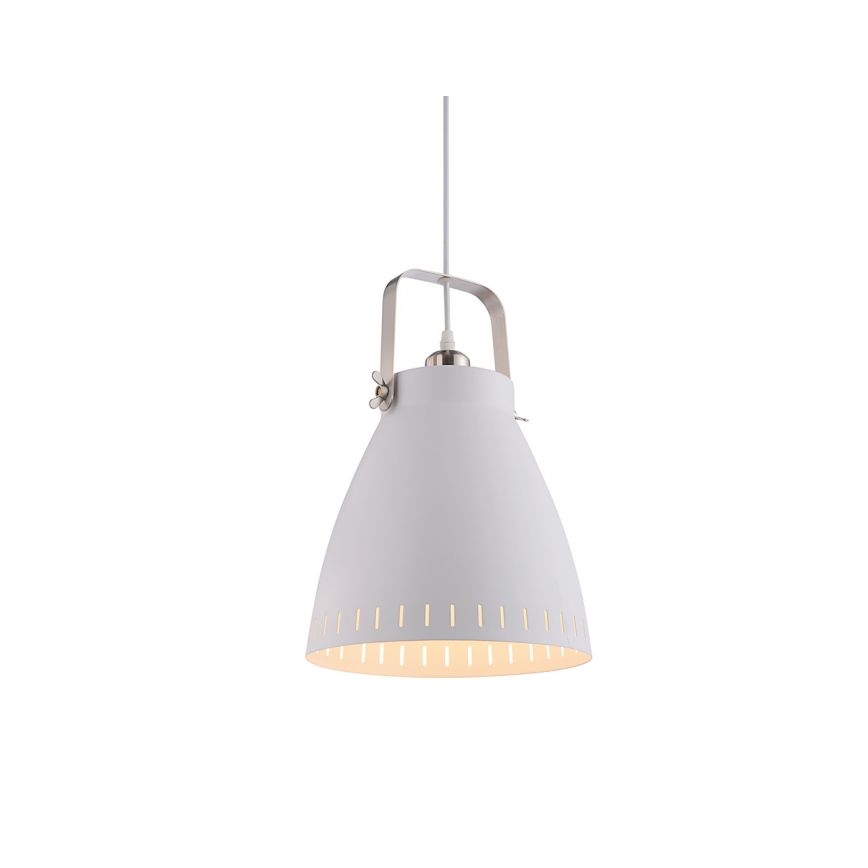 JUST LIGHT. 11060-16 - Lühter EVA 1xE27/60W/230V d. 26,5 cm valge