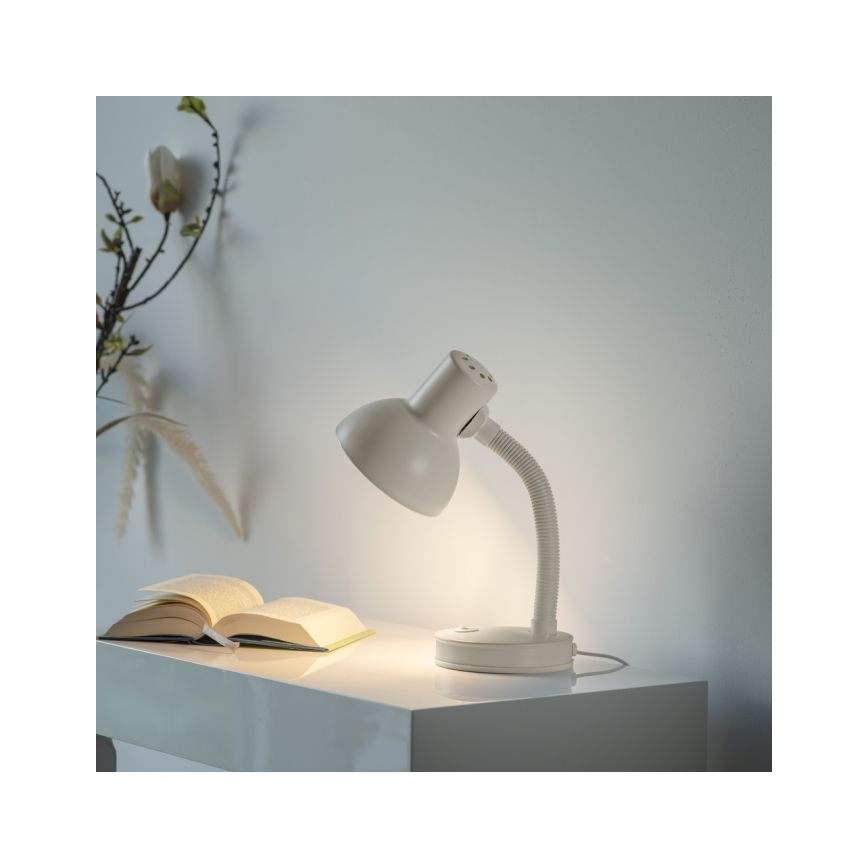 JUST LIGHT. 11080-16 - Paindlamp FLEXI 1xE27/25W/230V valge