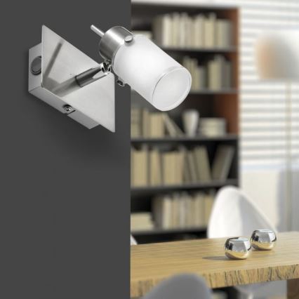 JUST LIGHT. 11931-55 - LED Kohtvalgusti seinale MAX 1xGU10/4W/230V matt kroom
