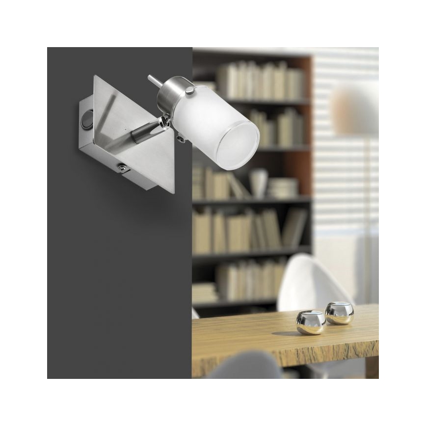 JUST LIGHT. 11931-55 - LED Kohtvalgusti seinale MAX 1xGU10/4W/230V matt kroom