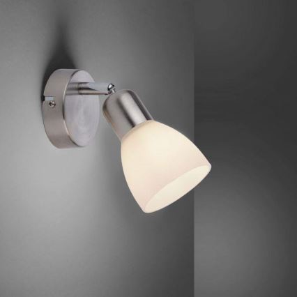 JUST LIGHT. 11951-55 - Kohtvalgusti seinale KARO 1xE14/40W/230V matt kroom