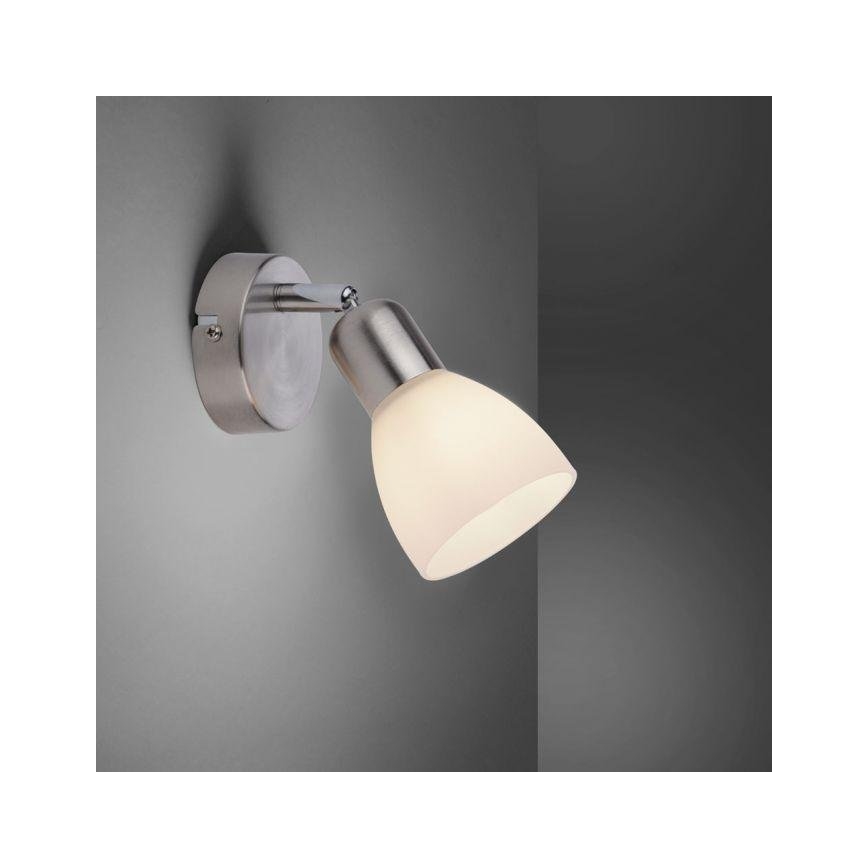 JUST LIGHT. 11951-55 - Kohtvalgusti seinale KARO 1xE14/40W/230V matt kroom