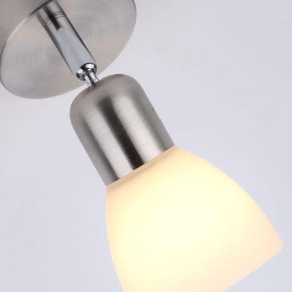 JUST LIGHT. 11951-55 - Kohtvalgusti seinale KARO 1xE14/40W/230V matt kroom