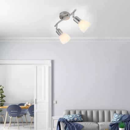 JUST LIGHT. 11952-55 - Spottvalgusti KARO 2xE14/40W/230V mattkroom