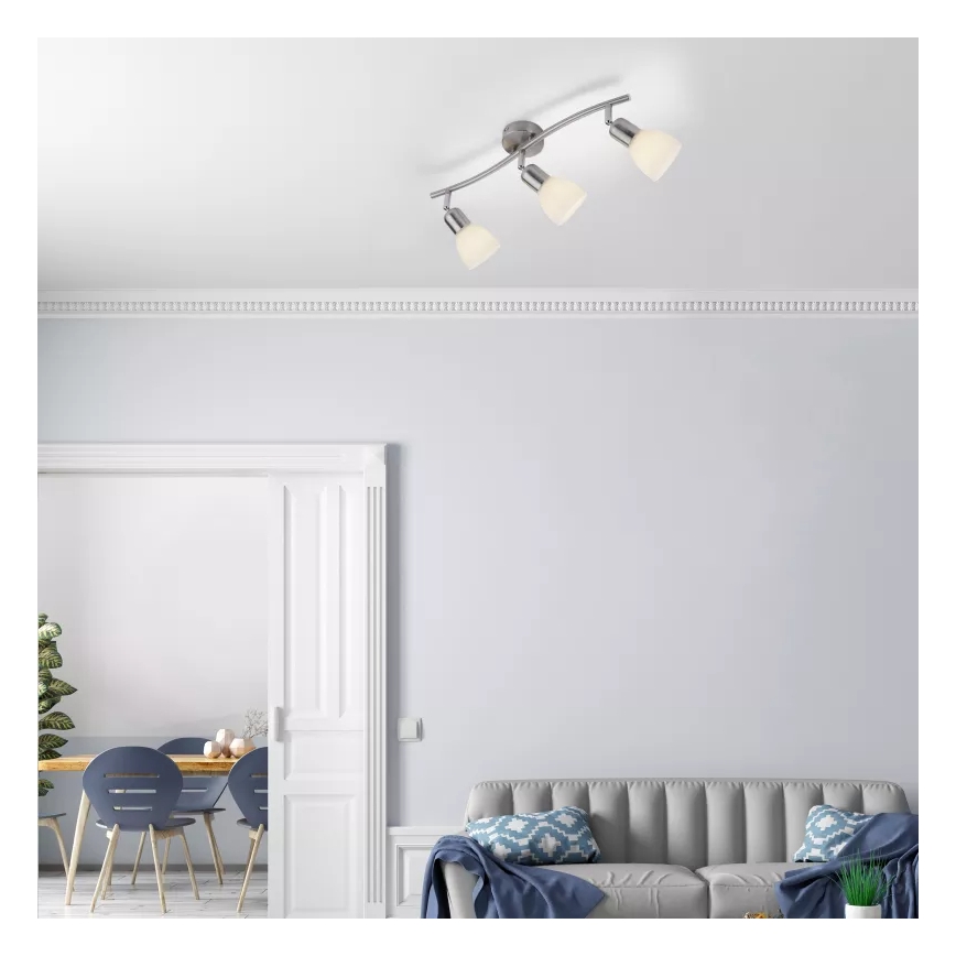 JUST LIGHT. 11953-55 - KARO kohavalgusti 3xE14/40W/230V mattkroom