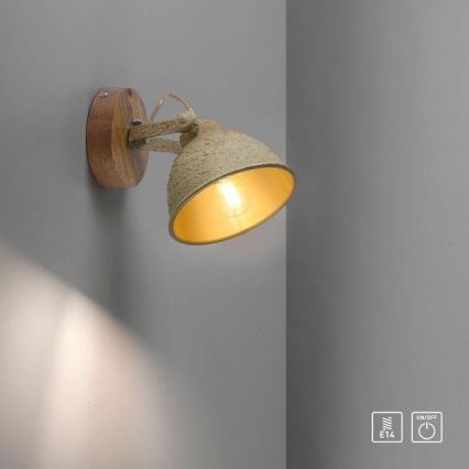 JUST LIGHT. 11981-39 - Kohtvalgusti seinale SAMIA 1xE14/40W/230V