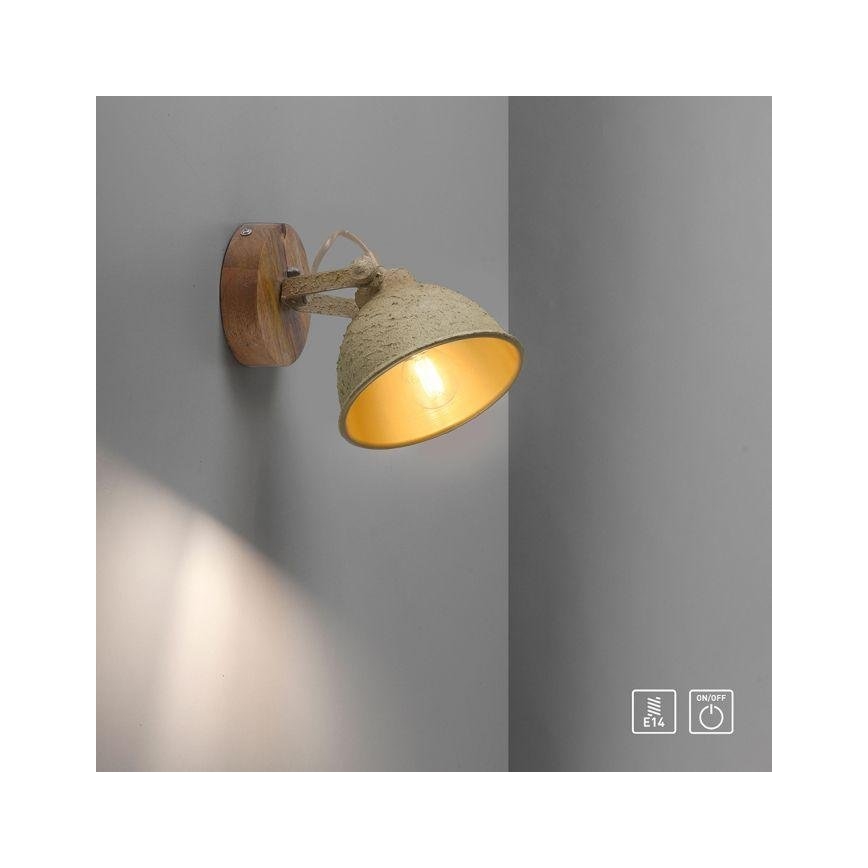 JUST LIGHT. 11981-39 - Kohtvalgusti seinale SAMIA 1xE14/40W/230V