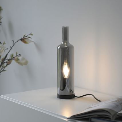 JUST LIGHT. 14006-25 - Laualamp BOTTLE 1xE14/25W/230V must/suitsune