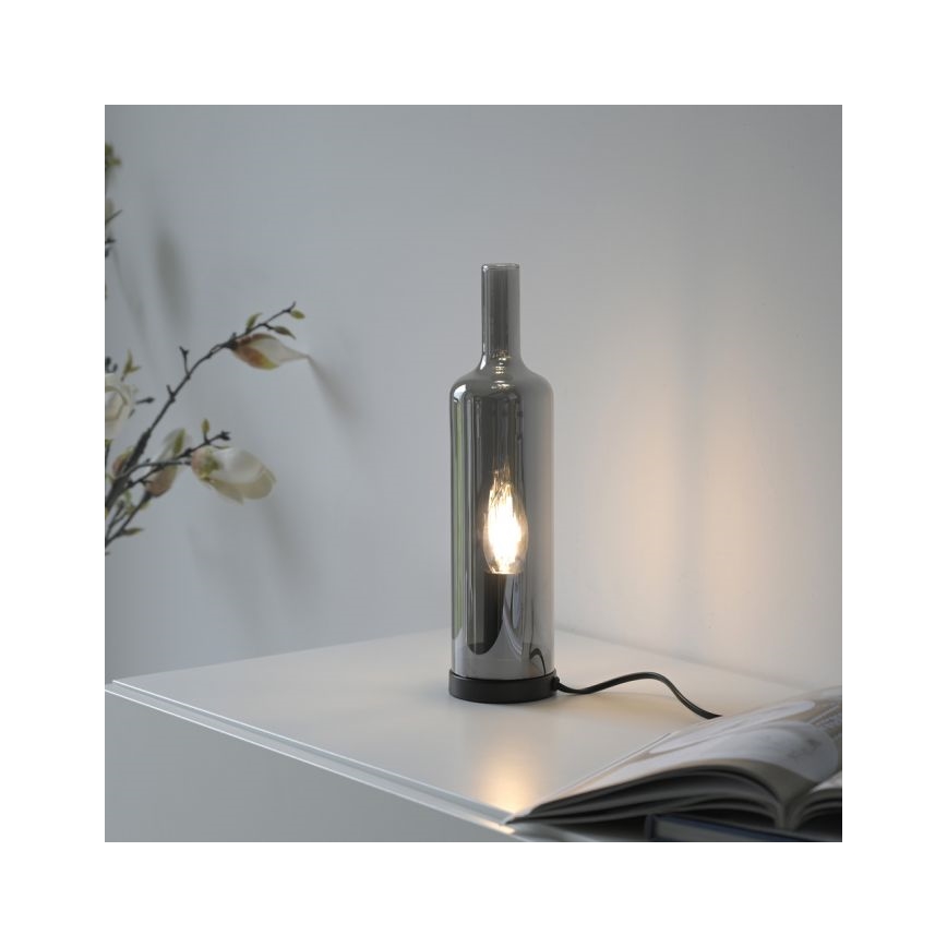 JUST LIGHT. 14006-25 - Laualamp BOTTLE 1xE14/25W/230V must/suitsune