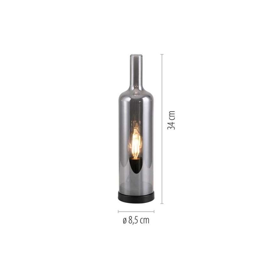 JUST LIGHT. 14006-25 - Laualamp BOTTLE 1xE14/25W/230V must/suitsune
