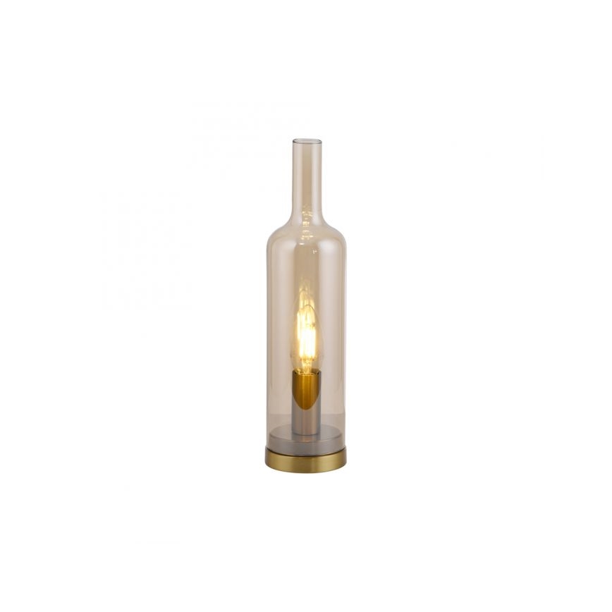 JUST LIGHT. 14006-27 - Laualamp BOTTLE 1xE14/25W/230V beež/suitsune
