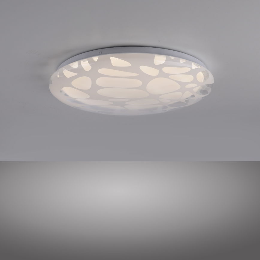 JUST LIGHT. 14009-16 - LED hämardatav laelamp ART PLAFO LED/20W/230V 2700-6500K läbimõõt 38 cm valge + kaugjuhtimispult
