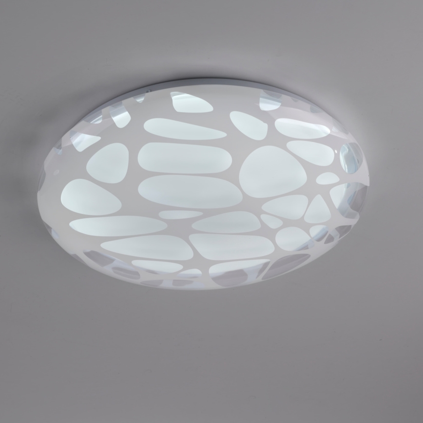 JUST LIGHT. 14009-16 - LED hämardatav laelamp ART PLAFO LED/20W/230V 2700-6500K läbimõõt 38 cm valge + kaugjuhtimispult