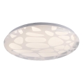 JUST LIGHT. 14009-16 - LED hämardatav laelamp ART PLAFO LED/20W/230V 2700-6500K läbimõõt 38 cm valge + kaugjuhtimispult