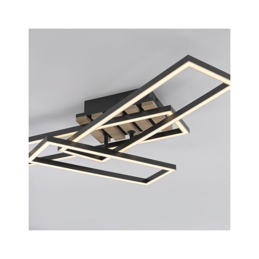 JUST LIGHT. 14051-79 - LED laelamp AKUSTIKA LED/20,5W/230V tamm/must