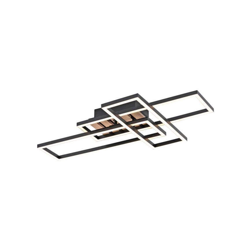 JUST LIGHT. 14051-79 - LED laelamp AKUSTIKA LED/20,5W/230V tamm/must