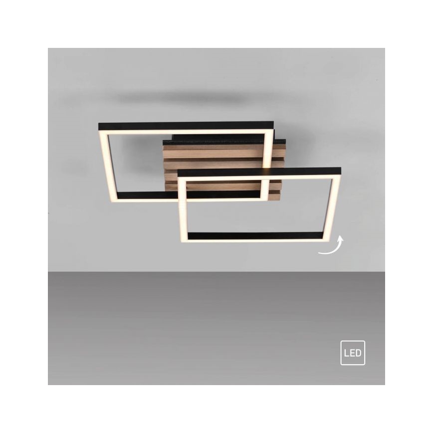 JUST LIGHT. 14053-79 - LED laelamp AKUSTIKA LED/15W/230V tamm/must