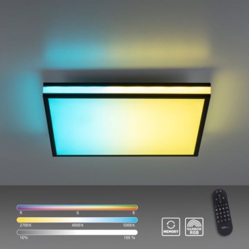 JUST LIGHT. 14110-18 - LED RGB Hämardatav laevalgusti MARIO BLACK LED/19,5W/230V 2700-5000K + kaugjuhtimispult