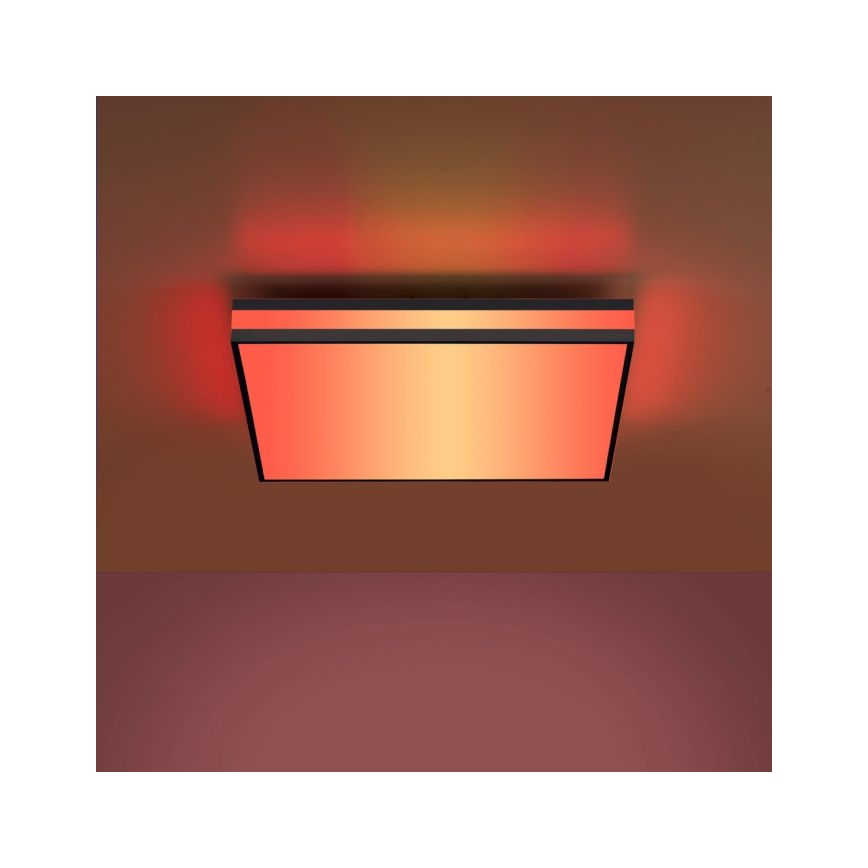 JUST LIGHT. 14110-18 - LED RGB Hämardatav laevalgusti MARIO BLACK LED/19,5W/230V 2700-5000K + kaugjuhtimispult