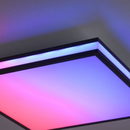 JUST LIGHT. 14110-18 - LED RGB Hämardatav laevalgusti MARIO BLACK LED/19,5W/230V 2700-5000K + kaugjuhtimispult