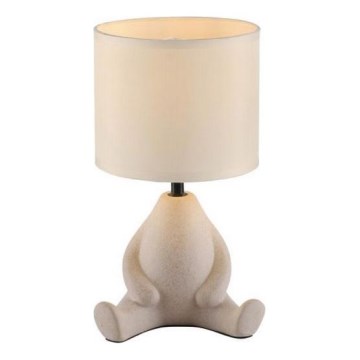 JUST LIGHT. 14190-39 - Laualamp TED 1xE27/25W/230V beež