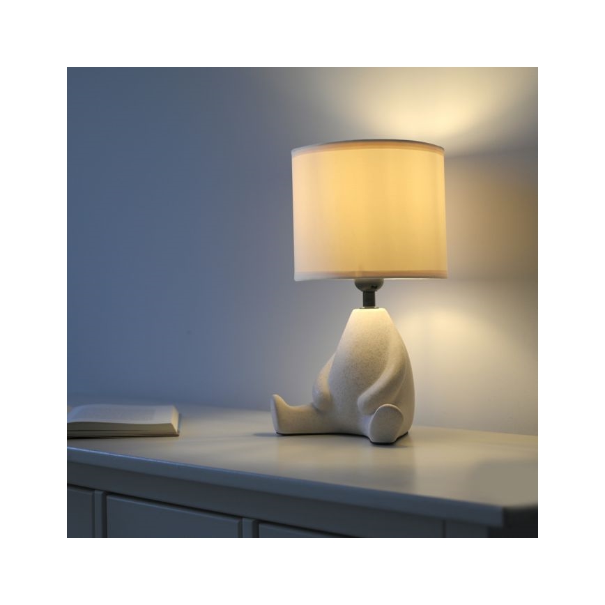 JUST LIGHT. 14190-39 - Laualamp TED 1xE27/25W/230V beež