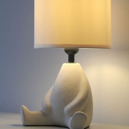 JUST LIGHT. 14190-39 - Laualamp TED 1xE27/25W/230V beež