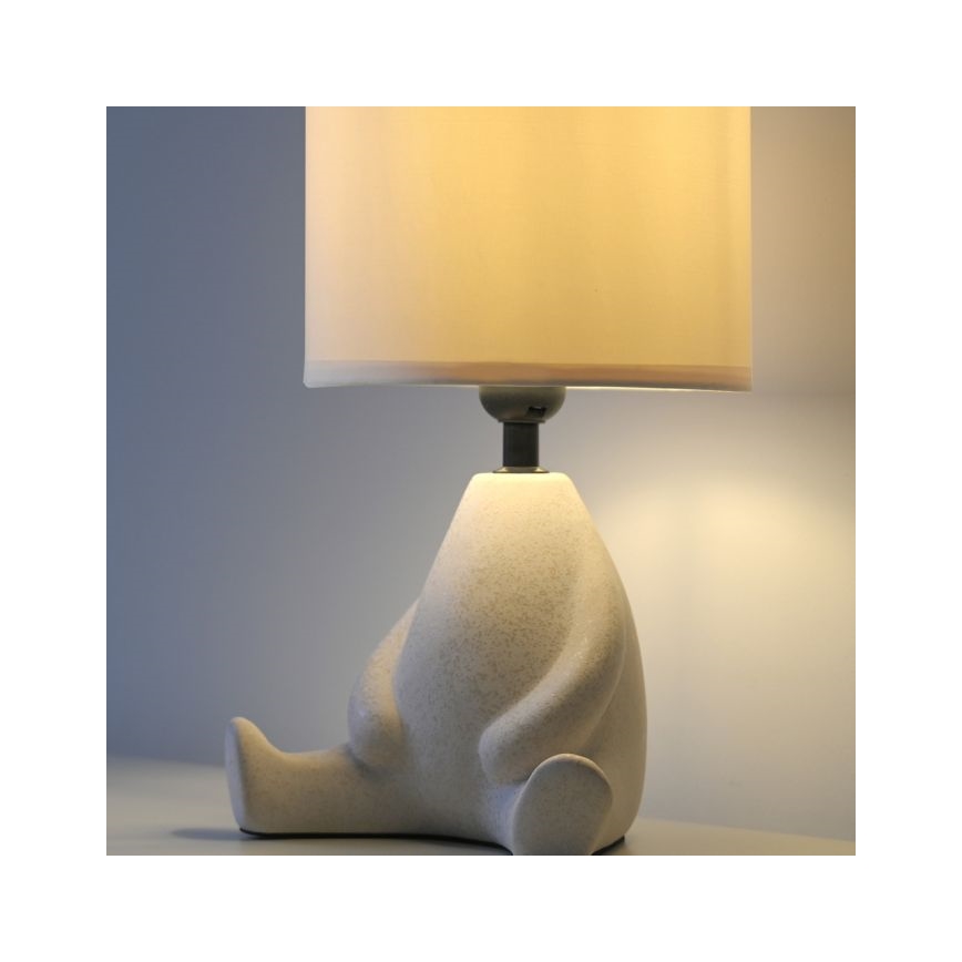 JUST LIGHT. 14190-39 - Laualamp TED 1xE27/25W/230V beež