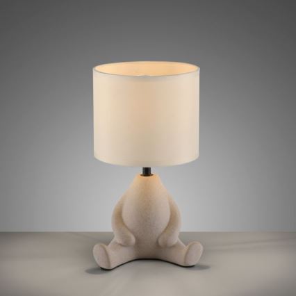 JUST LIGHT. 14190-39 - Laualamp TED 1xE27/25W/230V beež