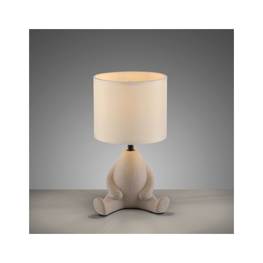 JUST LIGHT. 14190-39 - Laualamp TED 1xE27/25W/230V beež