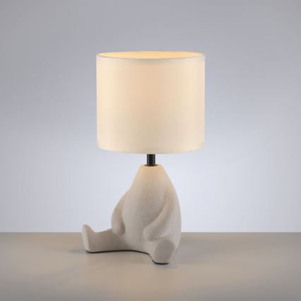 JUST LIGHT. 14190-39 - Laualamp TED 1xE27/25W/230V beež