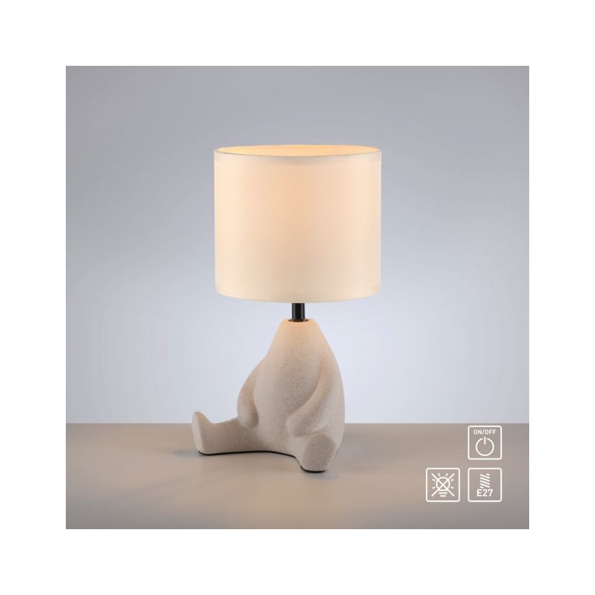 JUST LIGHT. 14190-39 - Laualamp TED 1xE27/25W/230V beež