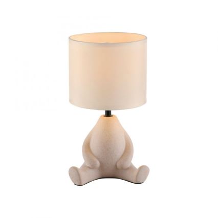 JUST LIGHT. 14190-39 - Laualamp TED 1xE27/25W/230V beež
