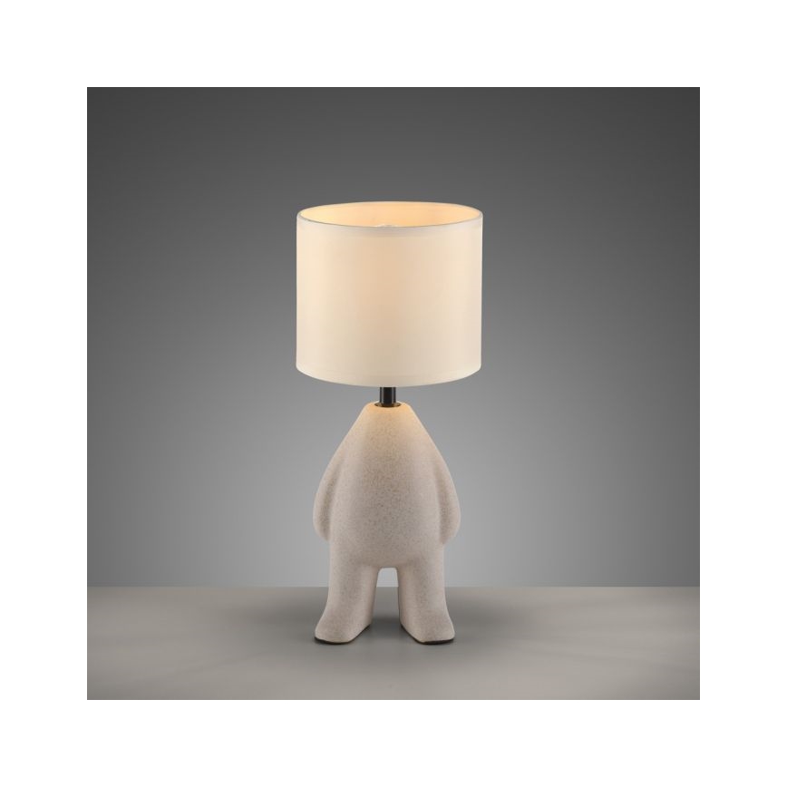 JUST LIGHT. 14191-39 - Laualamp TED 1xE27/25W/230V beež