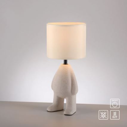 JUST LIGHT. 14191-39 - Laualamp TED 1xE27/25W/230V beež