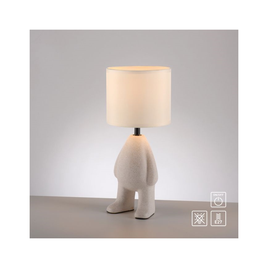 JUST LIGHT. 14191-39 - Laualamp TED 1xE27/25W/230V beež