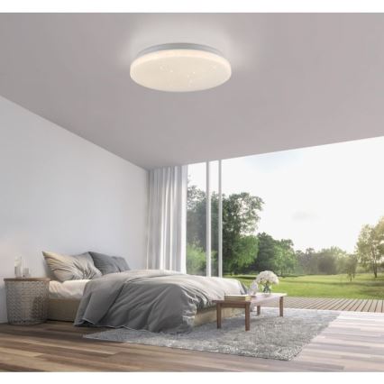 JUST LIGHT. 14275-16 - LED Laevalgusti URANUS LED/10W/230V d. 26 cm valge